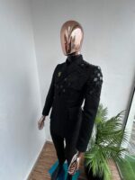 Black Dragon Mirror-Embellished Double-Breasted Suit 2026 - Image 5