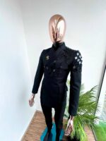 Black Dragon Mirror-Embellished Double-Breasted Suit 2026 - Image 6