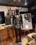 Silver Bloom Black Embroidered Tuxedo - Image 5