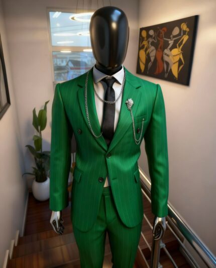 Pinstripe Sovereign Double-Breasted Suit