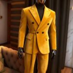Velvet Sovereign Double-Breasted Belt Suit