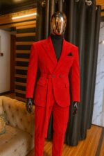 Velvet Sovereign Double-Breasted Belt Suit - Image 5